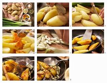 Indische Kartoffeln zubereiten