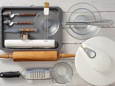 Kitchen utensils for preparing scones