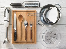 Kitchen utensils for making soup