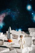 Space themed cake toppers