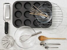 Kitchen utensils for making muffins