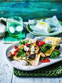 Eggplant, Kale and Lentil Salad