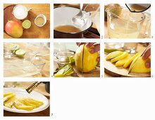 How to make coconut granita with mango