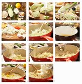 How to prepare risotto with fennel, chili and orange peel