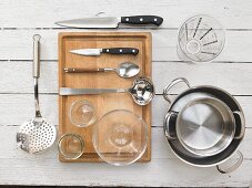 Kitchen utensils for making jam