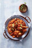 Lamb and apricot tagine with chickpeas