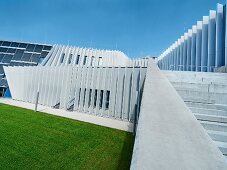 New build of the Bruckner University in Linz, Austria