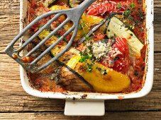 Oven baked ratatouille