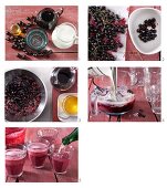 How to make a kefir drink with blackcurrants