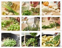 How to make pasta with beans and rocket