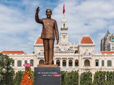 Ho Chí Minh monument in Ho Chi Minh City, Vietnam
