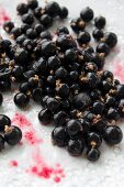 Bowl of blackcurrants