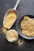 Pseudocereals (amaranth, quinoa and buckwheat)