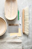 Baking utensils at a bakery