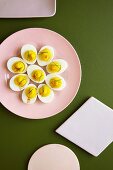 Surprise hard boiled eggs