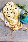 Olive and Sea Salt Flatbreads