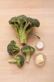 Ingredients for the preparation of broccoli