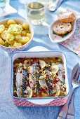 Mackerel terrine with limes and red pepper berries