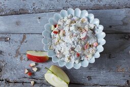 Overnight Oats mit Apfel und Zimt