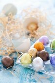 Foil-wrapped Chocolate Easter eggs