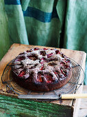 Gewürzkuchen mit Pflaumen