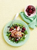 Honey duck and cherry salad