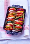 Oven-baked ratatouille