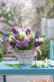 Lush Hyacinthus orientalis (hyacinth) bouquet