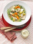 Pichelsteiner stew with chicken