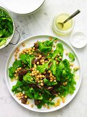 Chickpea, Rocket and Eggplant Salad