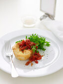 Egg and Cheese Tartlets with Capsicum Relish