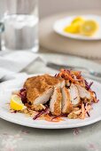Wholemeal chicken with super-healthy slaw