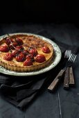 Cheese and tomato tart