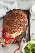 Spicy Jamaican Christmas ham