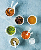 Spice mixtures and marinades for grilled food