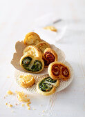 Spicy spiral pastries