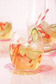 Spiced apple and cucumber punch