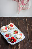 Strawberry Meringue Cupcakes