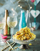 Sweet and spicy popcorn for New Year's Eve