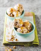 Spicy ginger ice cream