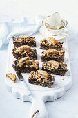Oat and coconut slices with Kingston biscuits