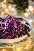Sauté red Cabbage with spiced butter