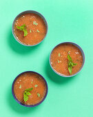 Tomato soup with mint