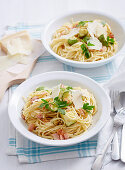 Zucchini Spaghetti Carbonara