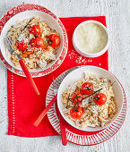 Chicken Risotto with cherry tomatoes