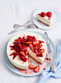 Citrus Yoghurt Cheesecake with Fruit Compote