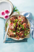 Cinnamon-Spiced Chicken with Pomegranate Dressing