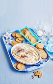 Tiramisu Dip with Ginger Crackers