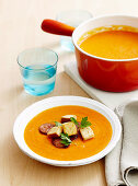 Roasted Capsicum and Tomato Soup