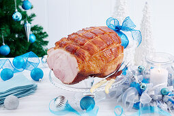 Glasierter Barbecue-Schinken (Weihnachten)